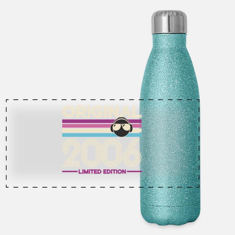 Original 2006 Édition Limitée Retro Gourde isotherme panoramique pailletée 500 ml