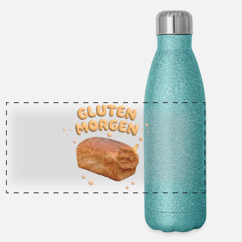 Morgen Gluten Panorama Glitzer Isolierflasche 500 ml