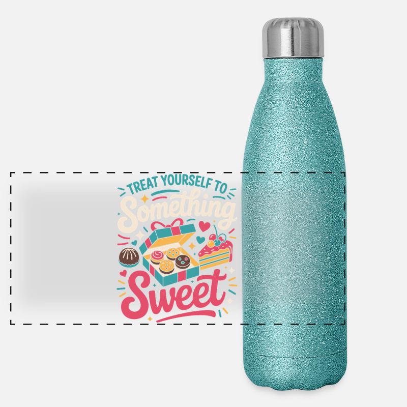 Conception de la boîte à récompenses Gourde isotherme panoramique pailletée 500 ml