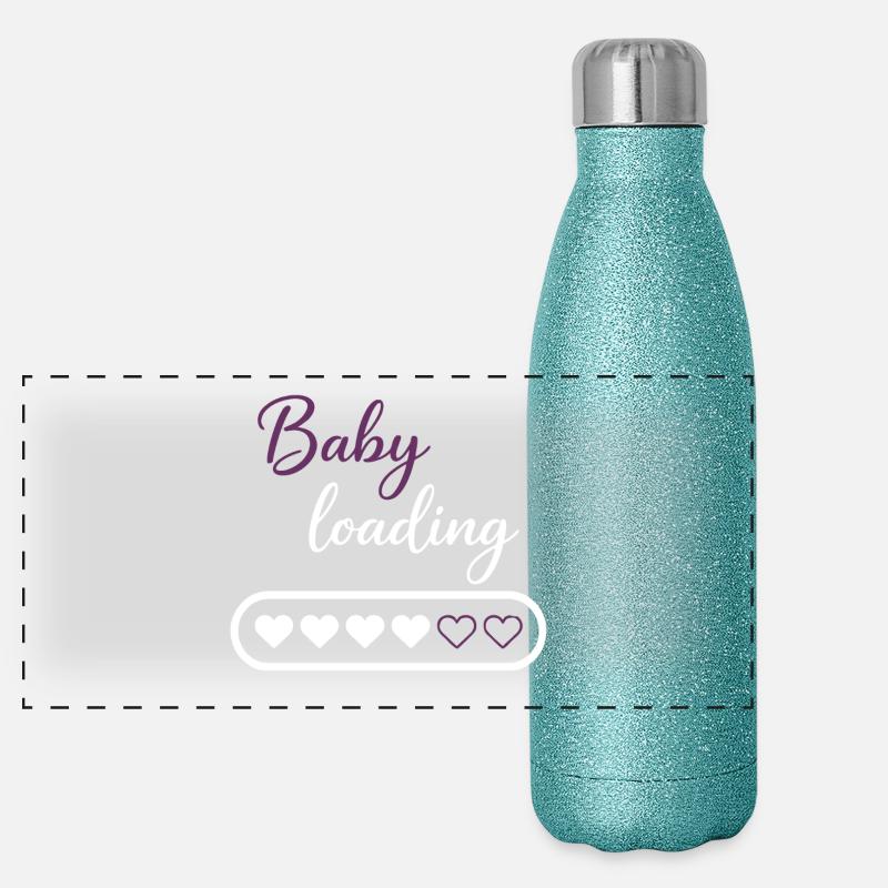 Baby Loading Heart Progress Panoramic Glitter Thermal Bottle 500 ml