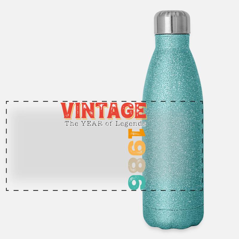 Millésime 1986 Gourde isotherme panoramique pailletée 500 ml