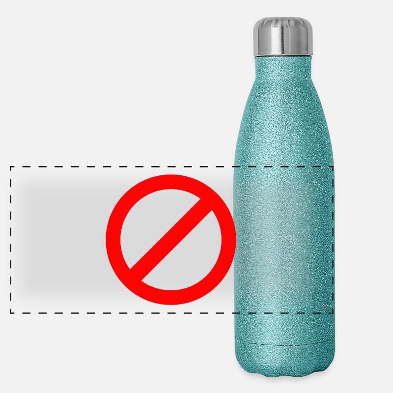 Not Allowed Panoramic Glitter Thermal Bottle 500 ml