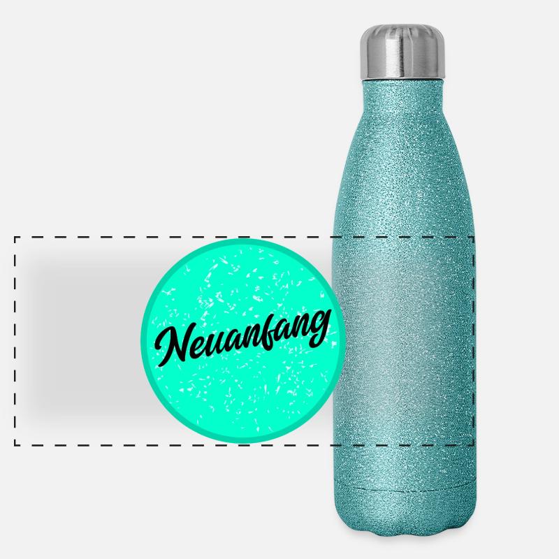 Fresh start Panoramic Glitter Thermal Bottle 500 ml