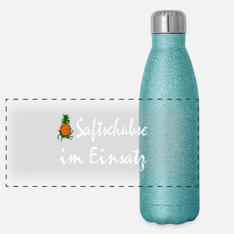 Saftschubse im Einsatz Panorama Glitzer Isolierflasche 500 ml