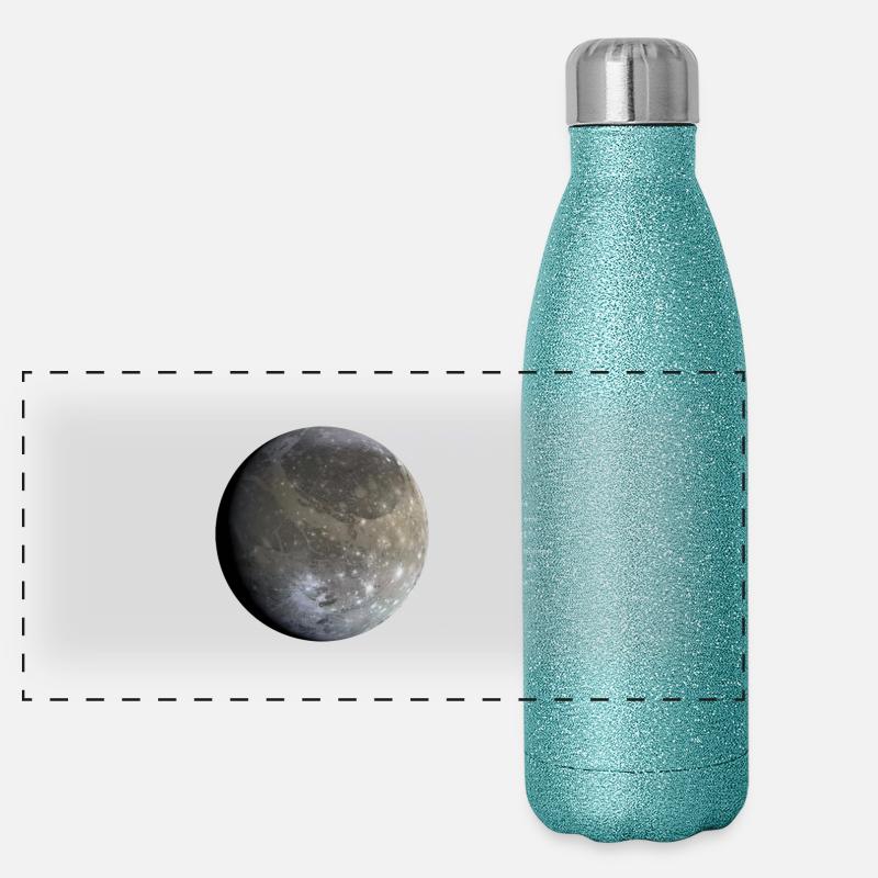 Ganymède Gourde isotherme panoramique pailletée 500 ml