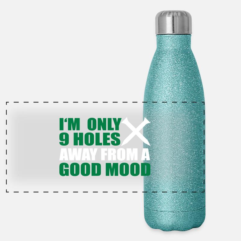 Golf Panorama Glitzer Isolierflasche 500 ml