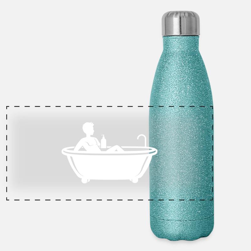 Bathing Bathtub Panoramic Glitter Thermal Bottle 500 ml