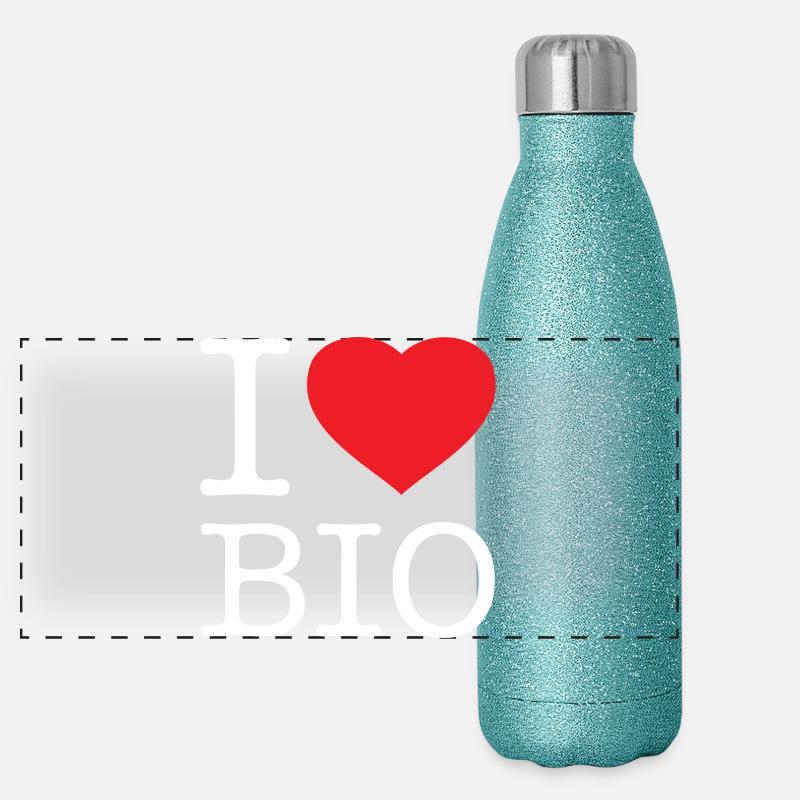 J’AIME BIO Gourde isotherme panoramique pailletée 500 ml