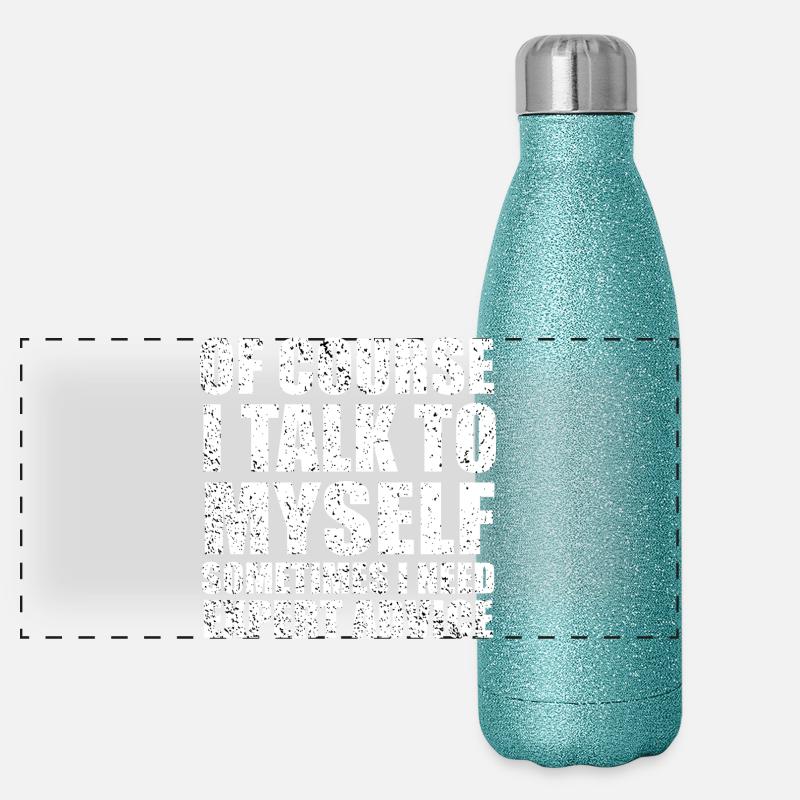 Citation sympa Gourde isotherme panoramique pailletée 500 ml