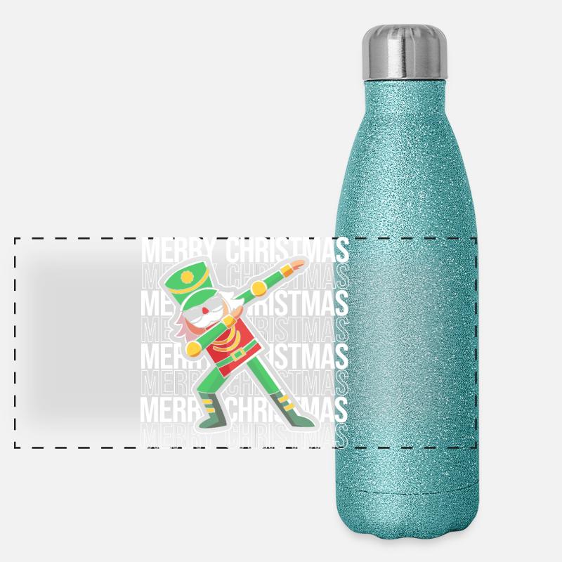 Christmas Nutcracker Panoramic Glitter Thermal Bottle 500 ml