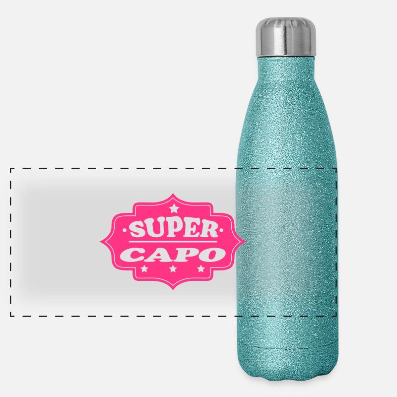 Super capo 111 Gourde isotherme panoramique pailletée 500 ml