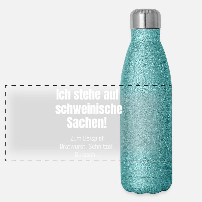 Trucs de cochon Gourde isotherme panoramique pailletée 500 ml
