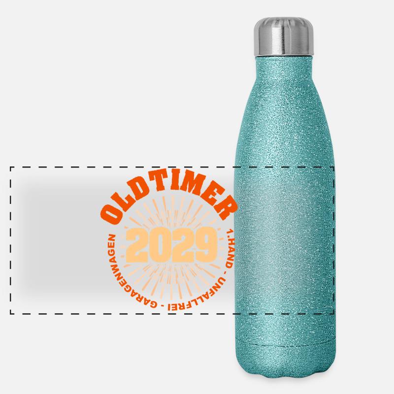 2029 Gourde isotherme panoramique pailletée 500 ml
