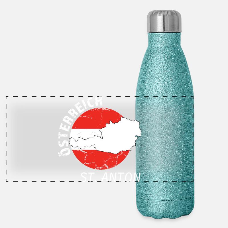 St. Anton Panoramic Glitter Thermal Bottle 500 ml