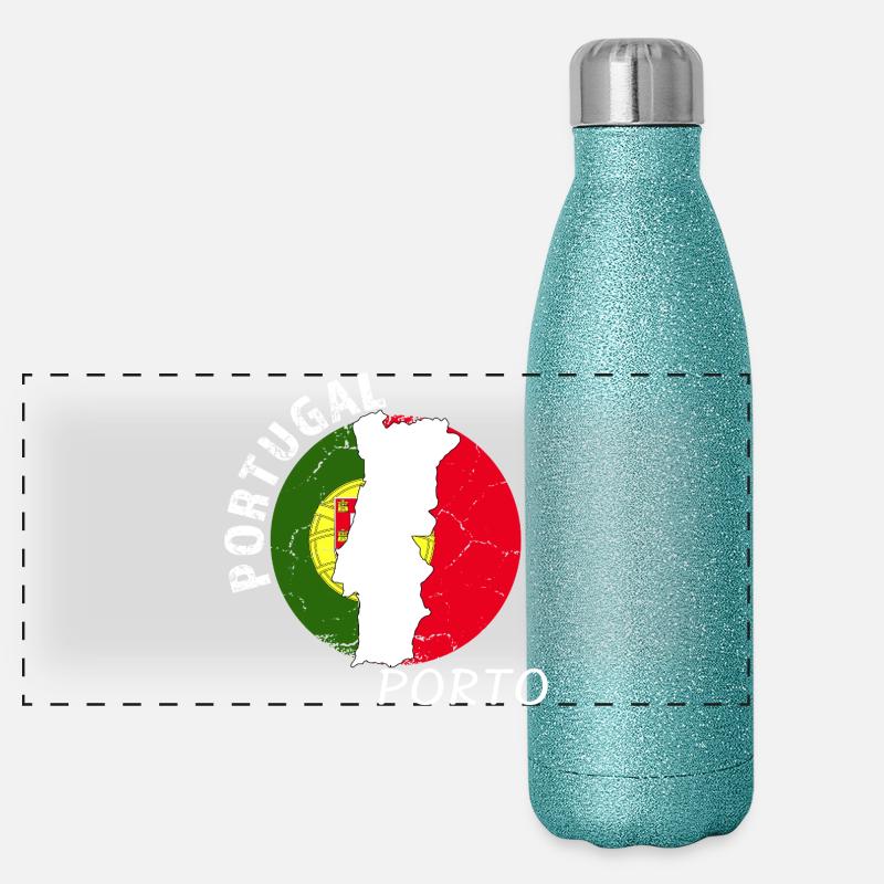 Affranchissement Gourde isotherme panoramique pailletée 500 ml