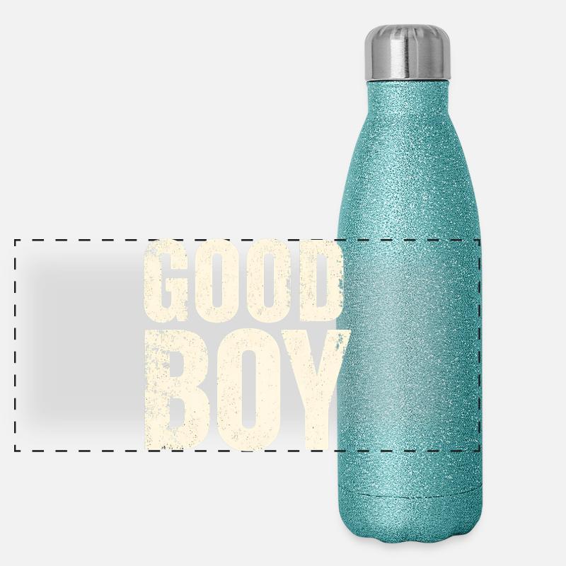 Guter Junge. Panorama Glitzer Isolierflasche 500 ml