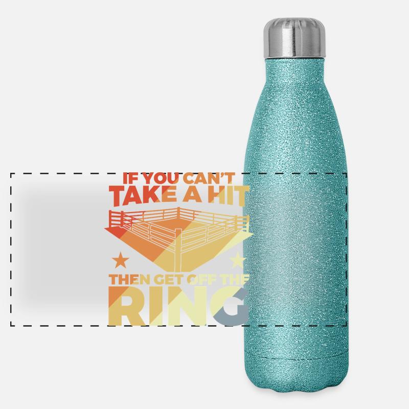 Panorama Glitzer Isolierflasche 500 ml
