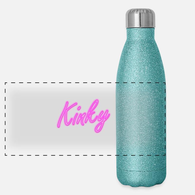 Leuchtreklame Kinky Panorama Glitzer Isolierflasche 500 ml