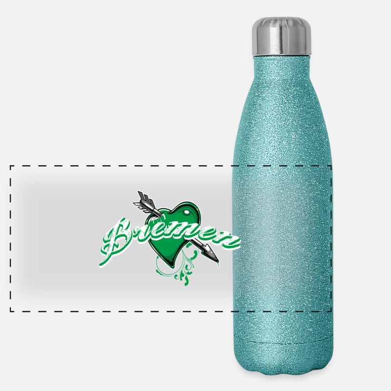Bremen Panoramic Glitter Thermal Bottle 500 ml