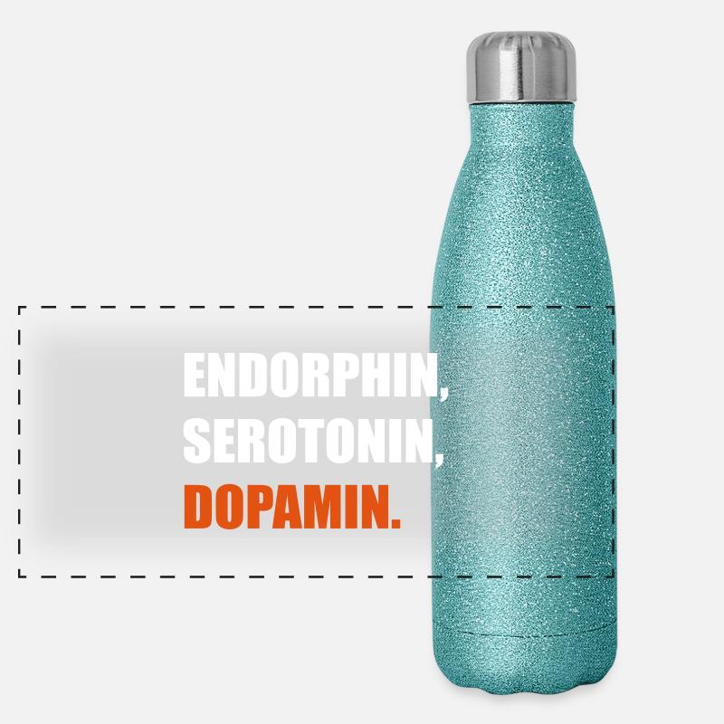 sportif Gourde isotherme panoramique pailletée 500 ml