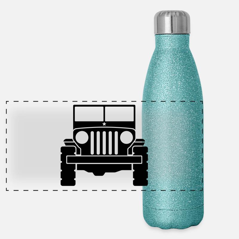 Jeep - SUV Gourde isotherme panoramique pailletée 500 ml