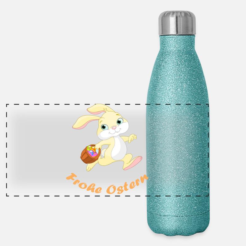 Panorama Glitzer Isolierflasche 500 ml