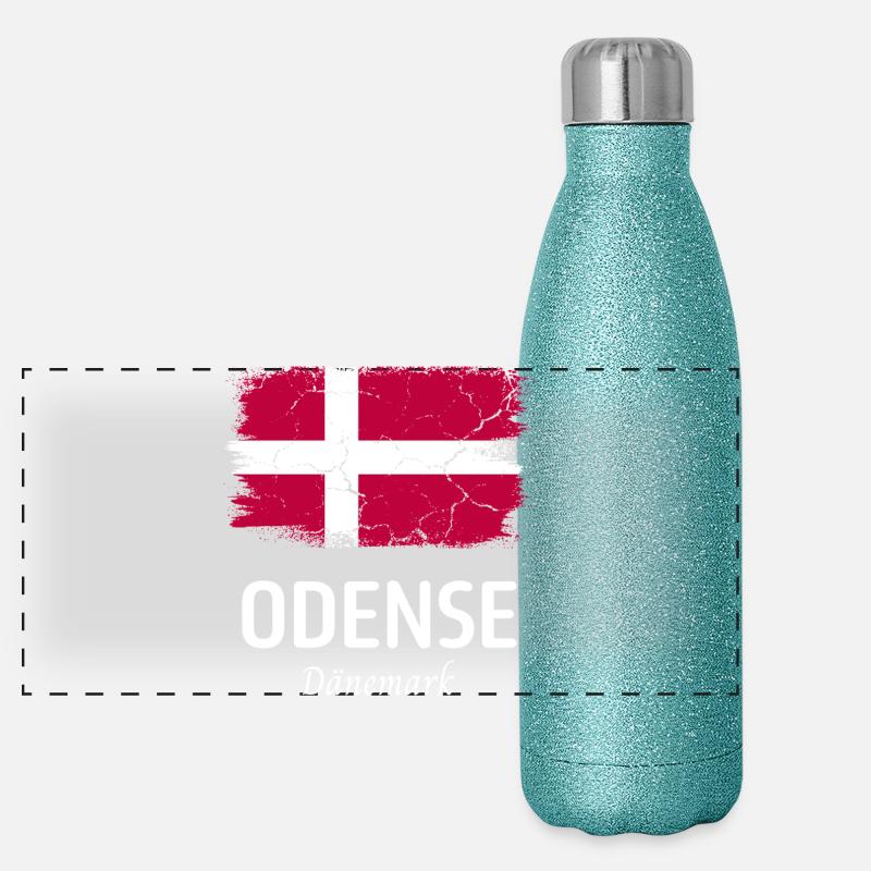 Odense Gourde isotherme panoramique pailletée 500 ml
