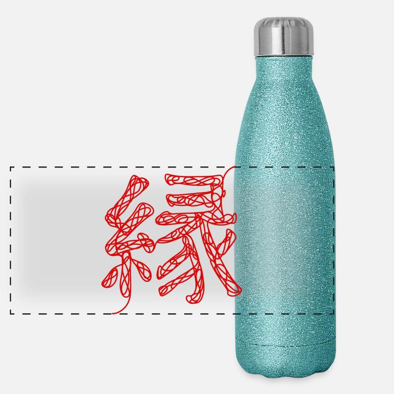 En - Invisible Strings Panorama Glitzer Isolierflasche 500 ml