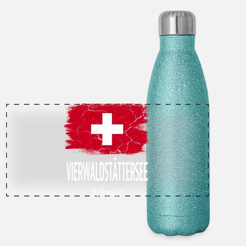 Lake lucerne Panoramic Glitter Thermal Bottle 500 ml