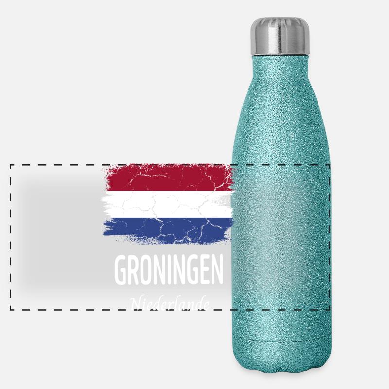 Groningen Panoramic Glitter Thermal Bottle 500 ml