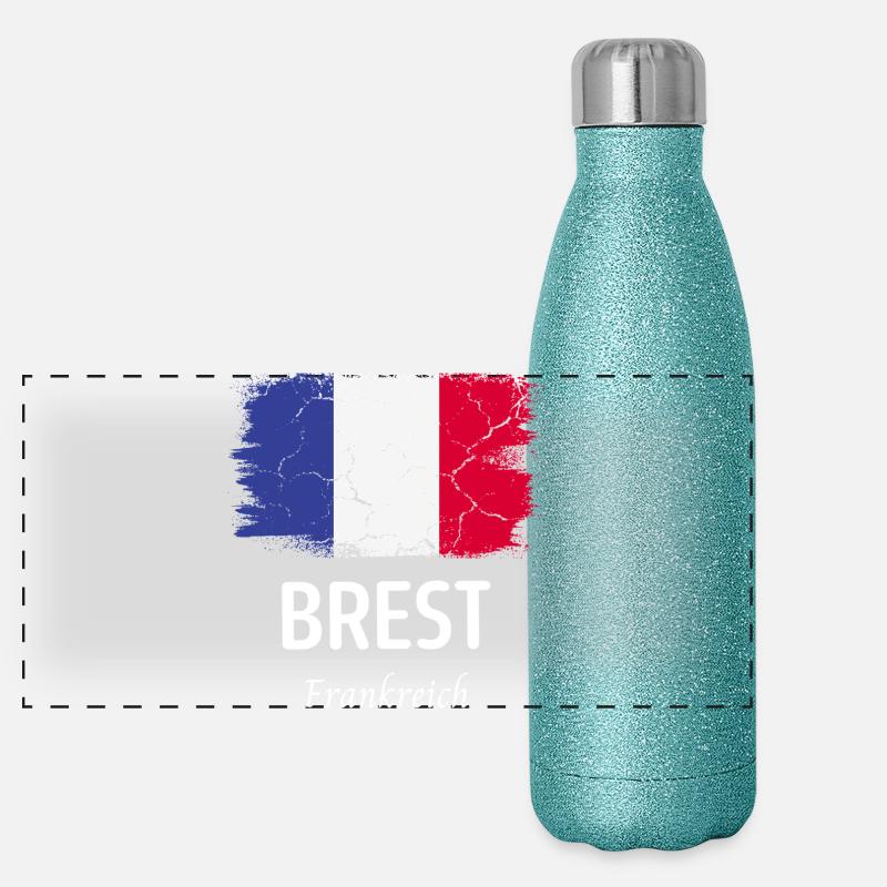 Brest Gourde isotherme panoramique pailletée 500 ml