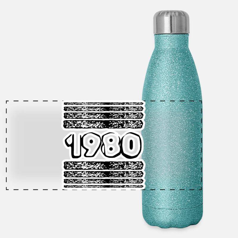1980 Gourde isotherme panoramique pailletée 500 ml