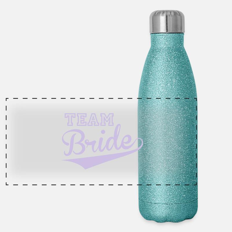 Team Bride 02 Gourde isotherme panoramique pailletée 500 ml