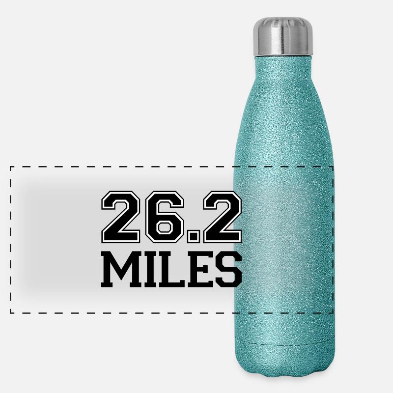 Marathon Panorama Glitzer Isolierflasche 500 ml