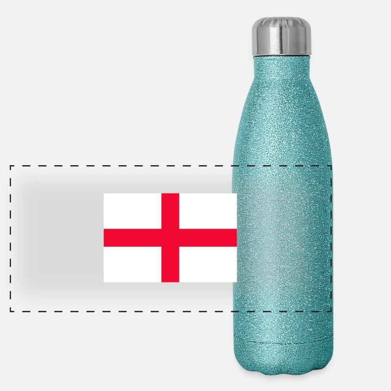 England Panorama Glitzer Isolierflasche 500 ml