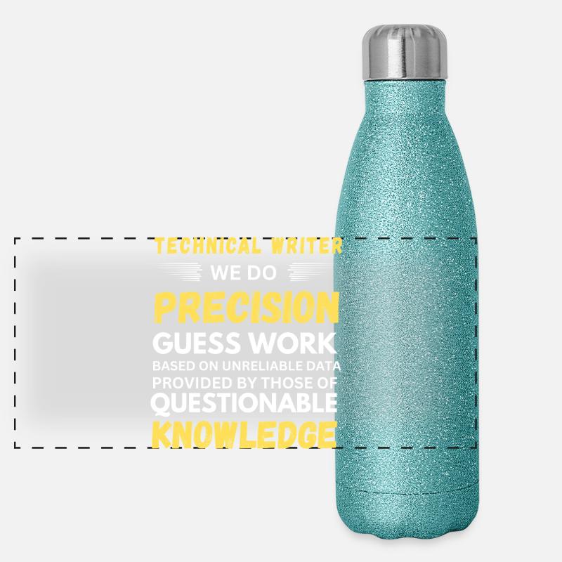 Technische Autoren-Präzisionsratsarbeit Panorama Glitzer Isolierflasche 500 ml