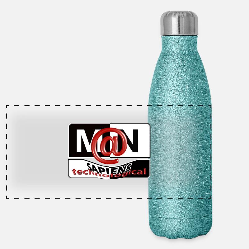 sapiens Man technologique Gourde isotherme panoramique pailletée 500 ml