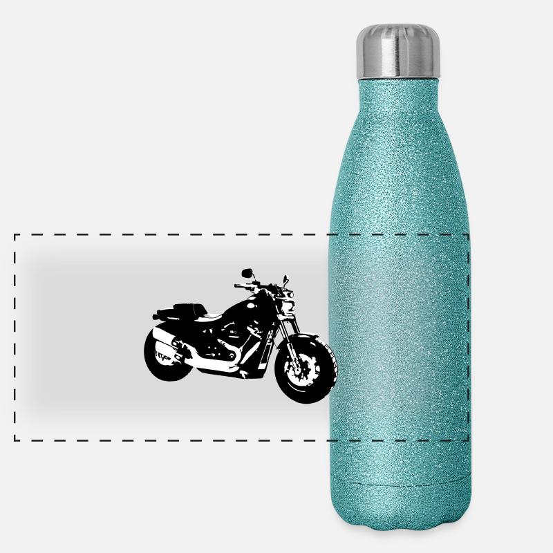 Davidson Fatbob 114 Panorama Glitzer Isolierflasche 500 ml