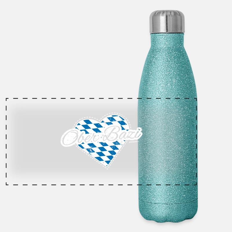 Ober Bazi Panorama Glitzer Isolierflasche 500 ml