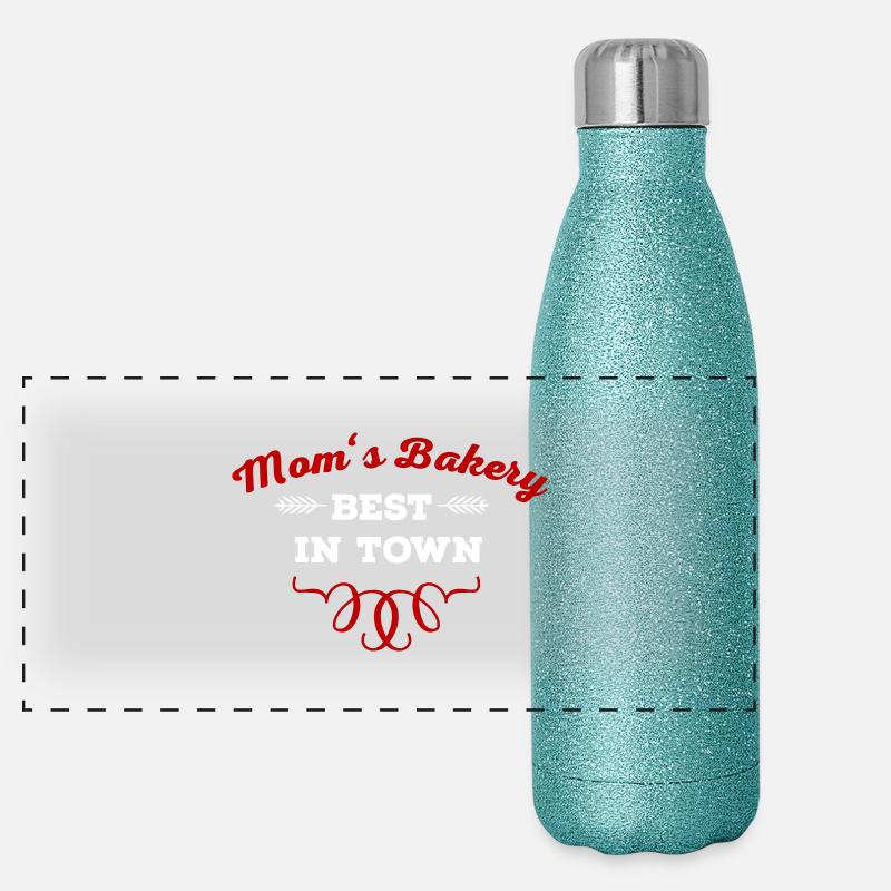 backen Panorama Glitzer Isolierflasche 500 ml