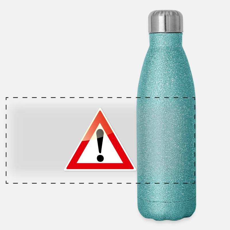 attention Gourde isotherme panoramique pailletée 500 ml