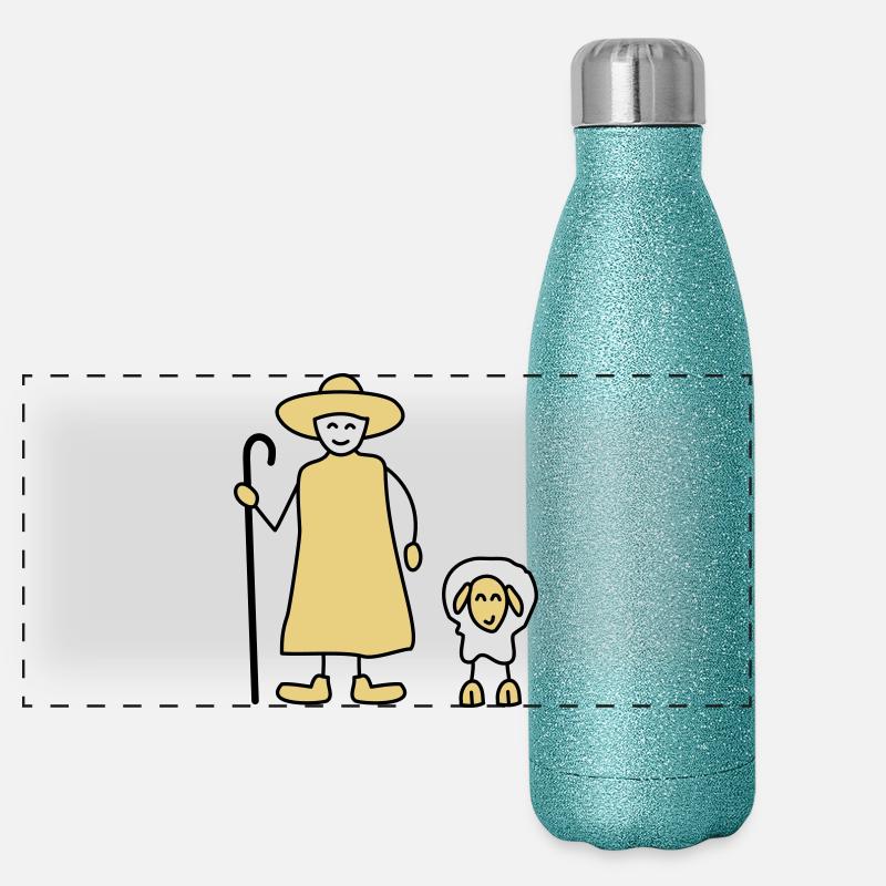 shepherd Panoramic Glitter Thermal Bottle 500 ml