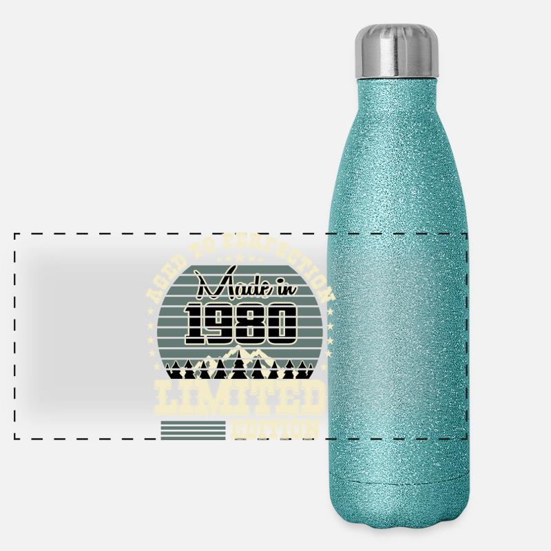 Édition limitée 1980 Gourde isotherme panoramique pailletée 500 ml