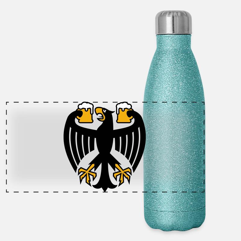 Germany Beer Federal Eagle Panoramic Glitter Thermal Bottle 500 ml