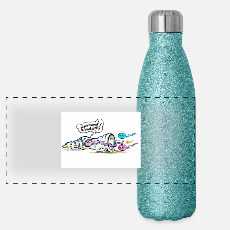 Spermanent Panorama Glitzer Isolierflasche 500 ml