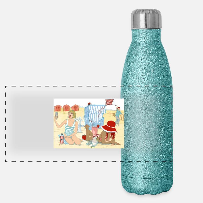 Holiday Panorama Glitzer Isolierflasche 500 ml