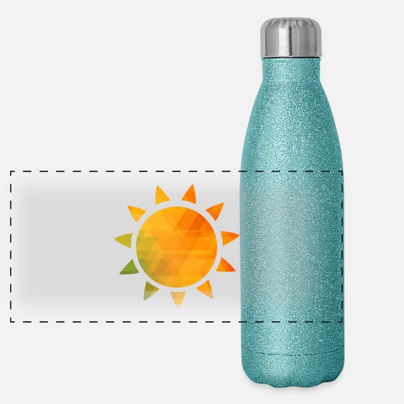 Soleil Gourde isotherme panoramique pailletée 500 ml