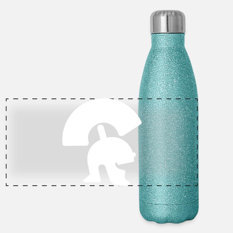 Römer. Römischer Helm. Panorama Glitzer Isolierflasche 500 ml