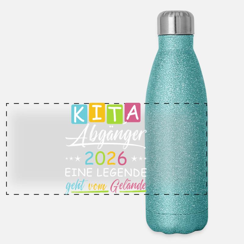 Daycare graduates 2026 Panoramic Glitter Thermal Bottle 500 ml