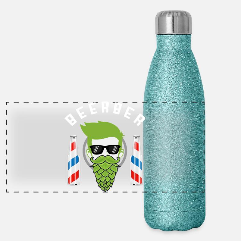 Bière – Barbier & Bière Gourde isotherme panoramique pailletée 500 ml